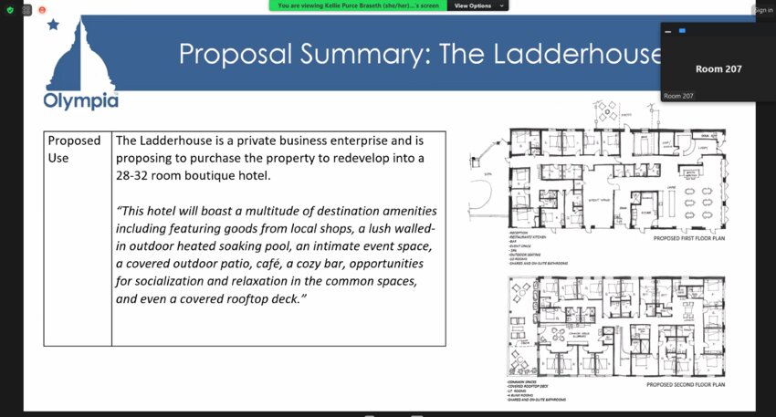 The Ladderhouse proposes purchasing the property to redevelop it into a 28-32-room boutique hotel.