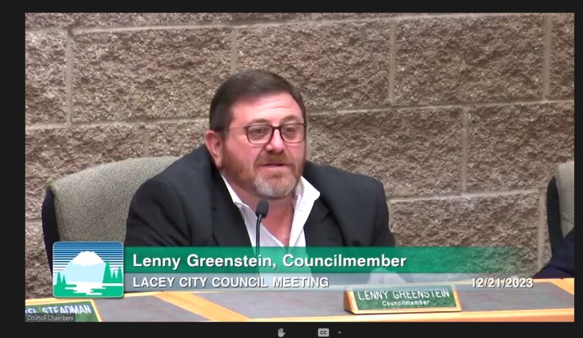 Lacey Councilmember Lenny Greenstein