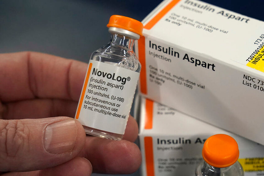 Insulin is displayed at Pucci's Pharmacy in Sacramento, Calif., in this July 8, 2022 AP file photo. Washington state has a $35 cap on monthly insulin costs. (AP Photo/Rich Pedroncelli)