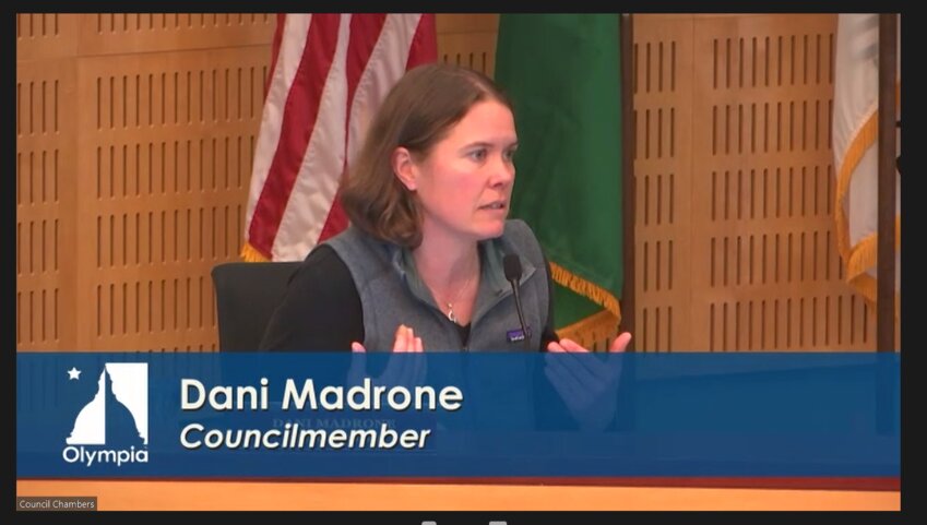 Olympia Councilmember Dani Madrone wants to pursue partnerships with the Port of Olympia and Olympia School District to help address the city's housing needs.