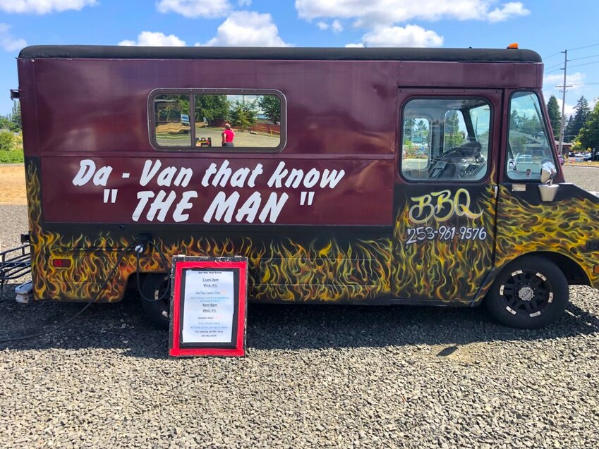 Da - Van that know "THE MAN" BBQ at the Lacey Food Truck Depot