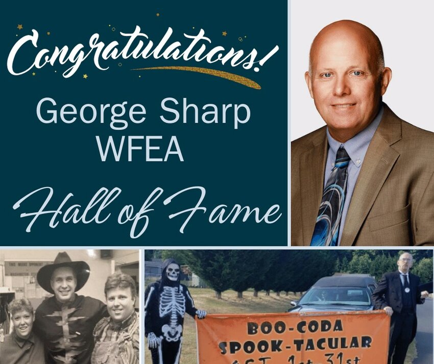 George Sharp Hall of Fame collage, 2023.