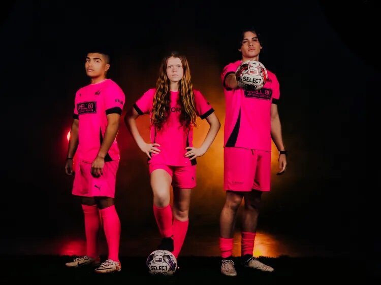 FC Olympia unveils the limited edition “Afterglow” kit.