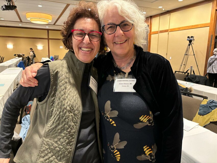 My medical colleague and friend of 48 years who was in my medical school class, is a primary care physician (and hematologist) in Portland. Her name is Ellen Michaelson, M.D. (pictured left)
Debra L. Glasser, M.D. (pictured right)