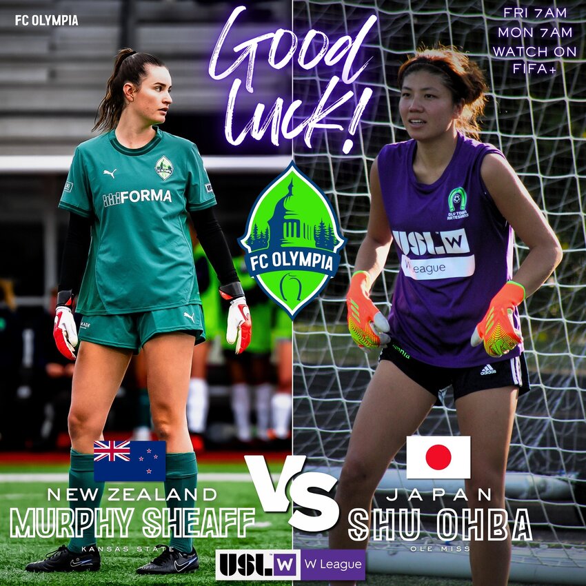 Caption: FC Olympia’s Murphy Sheaff and Shu Ohba represent New Zealand and Japan, respectively, as both countries faced off in the international window.