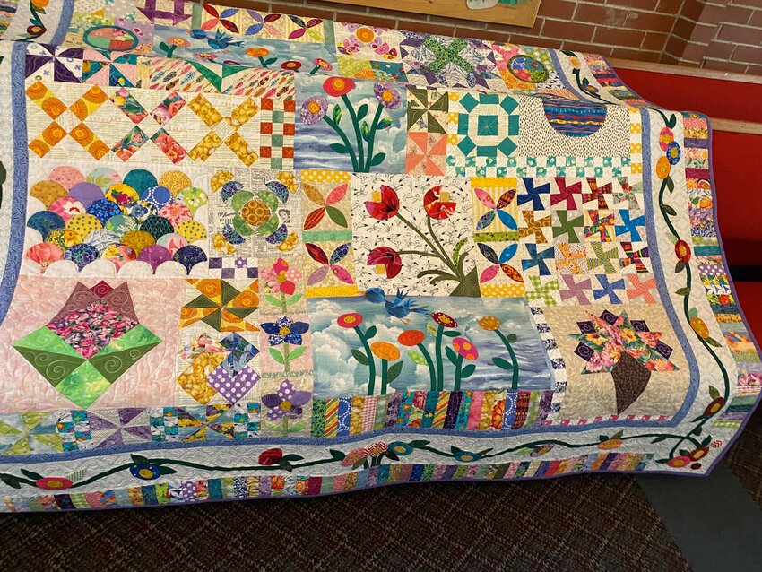 This might just be one of the beautiful handmade quilts you can see this Friday and Saturday at the Quiltmakers of Olympia show.