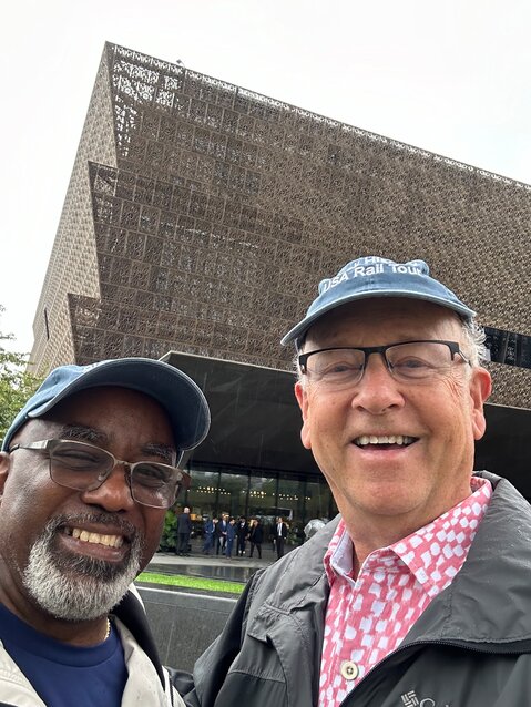 Jarvis and Joe visited the National Museum of African American History & Culture in Washington, D.C., on Sept. 27, 2024.