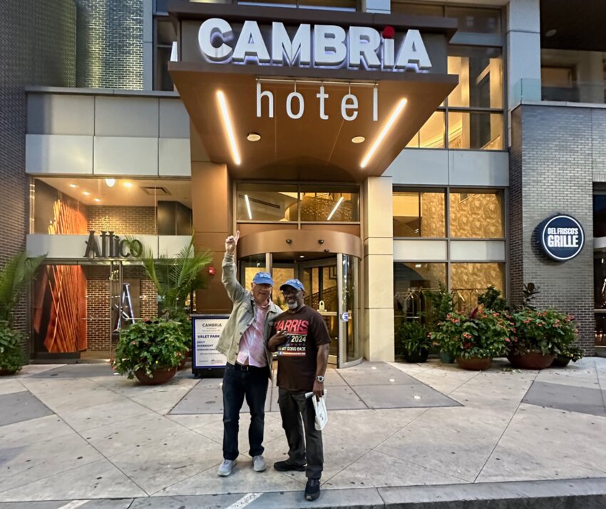 The Cambria Hotel, in Center City Philadelphia, was an ideal location for Joe and Jarvis' visit.