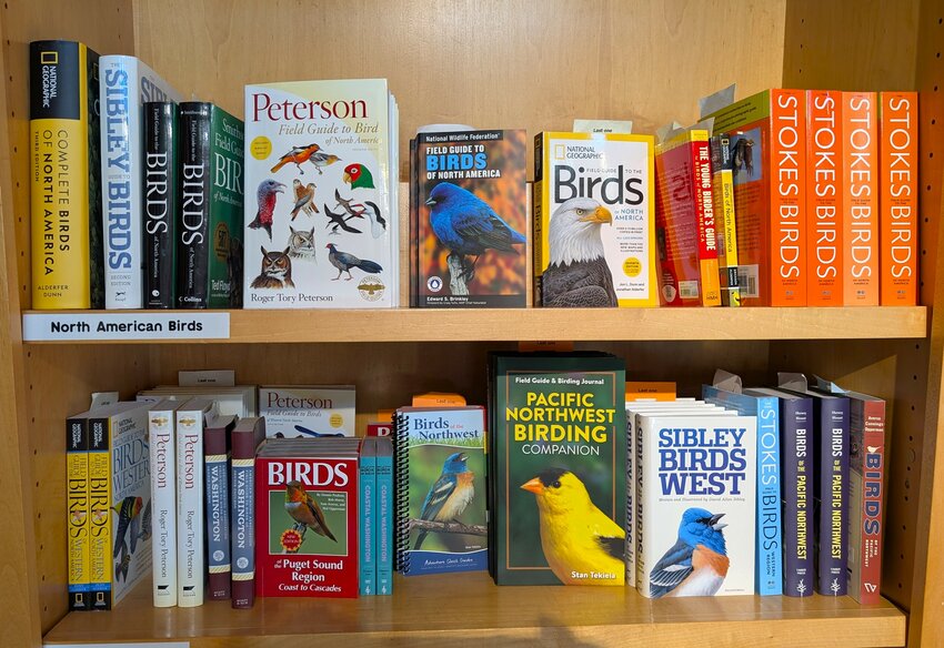 Bookshelf at the Billy Frank Jr. Nisqually National Wildlife Refuge