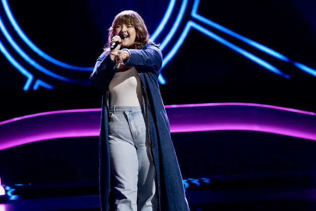Tyler Kae, of Olympia, performs on "The Voice."