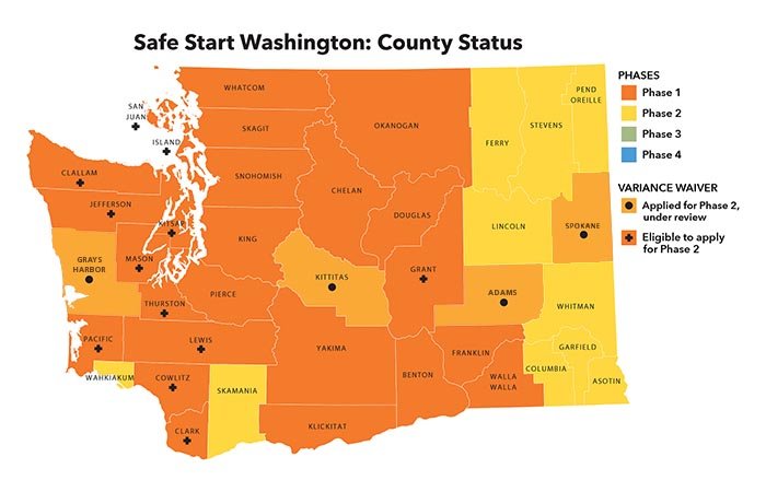 Before Thurston County can apply to move to Phase 2 of the Washington State Safe Start Plan, commissioners must vote twice.