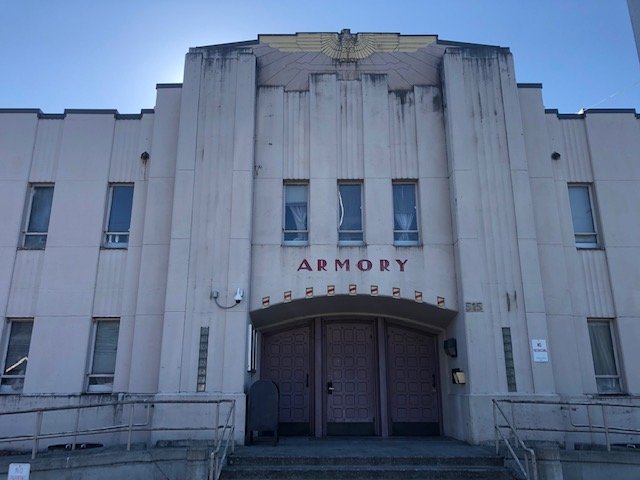 The National Guard Armory could be the site of a new community creative campus.