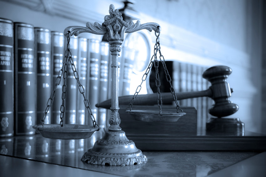 The scales of Justice represent the idea of decisions reached fairly and objectively by a weighing of evidence.