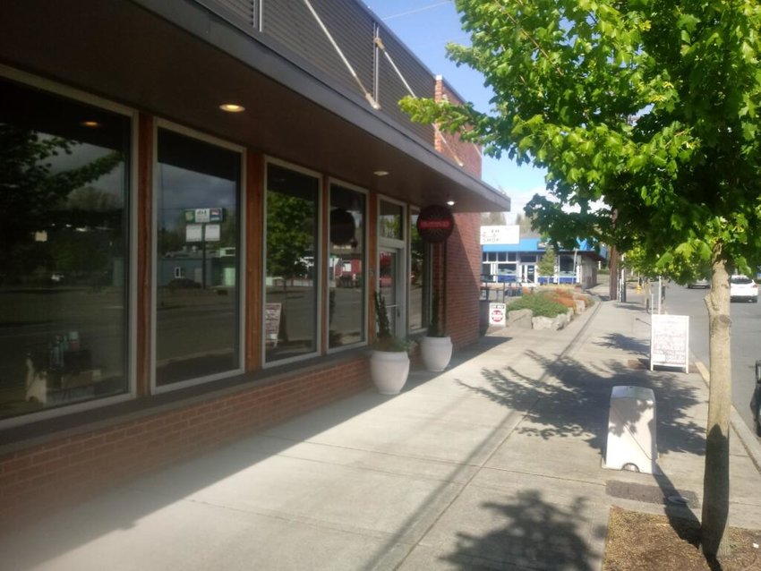 This image shows the location of Delmonico's Heritage Butcher, 916 4th Ave East in Olympia.