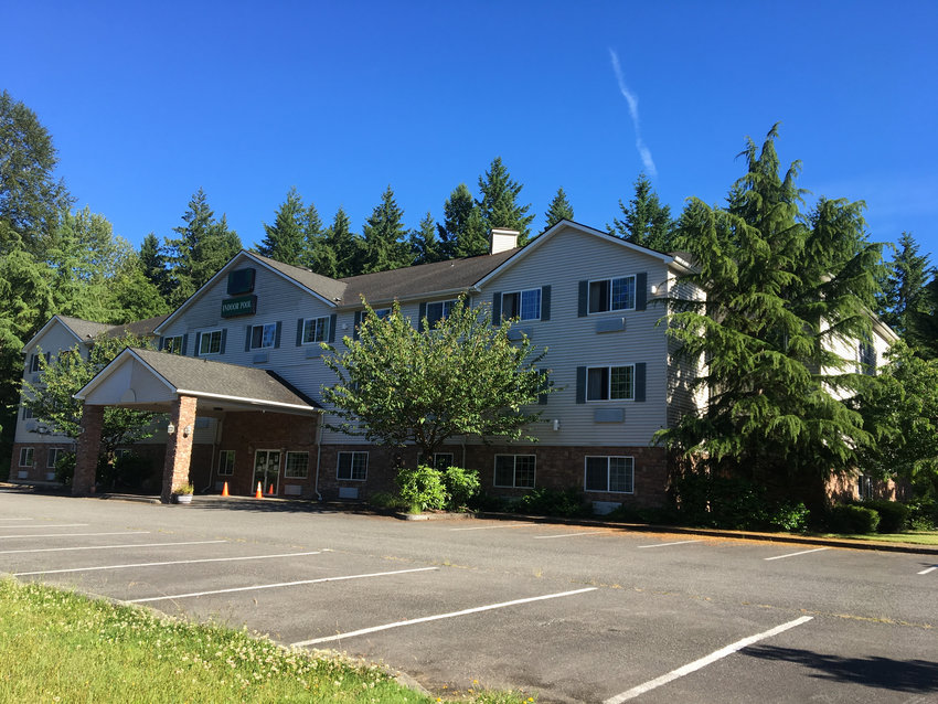 The Thurston County Housing Authority is interested in purchasing the former OYO Hotel in Tumwater, above, and converting it into long-term housing for senior citizens and &quot;neighbors with disabilities.&quot;