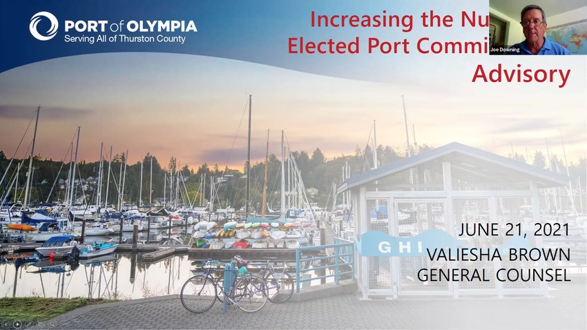 Commissioner Joe Downing brought the proposal to expand the number of Port Commissioners from three to five members, a motion that the commission approved on June 21, 2021.