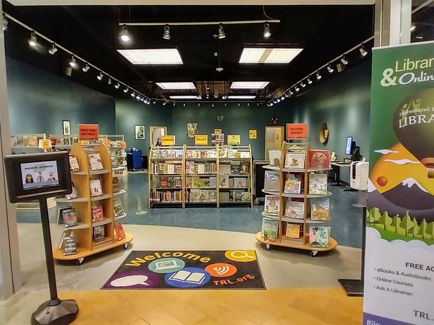 Shop for books when you shop at Capital Mall at Timberland Regional Library's newest branch there which opened June 1, 2021.