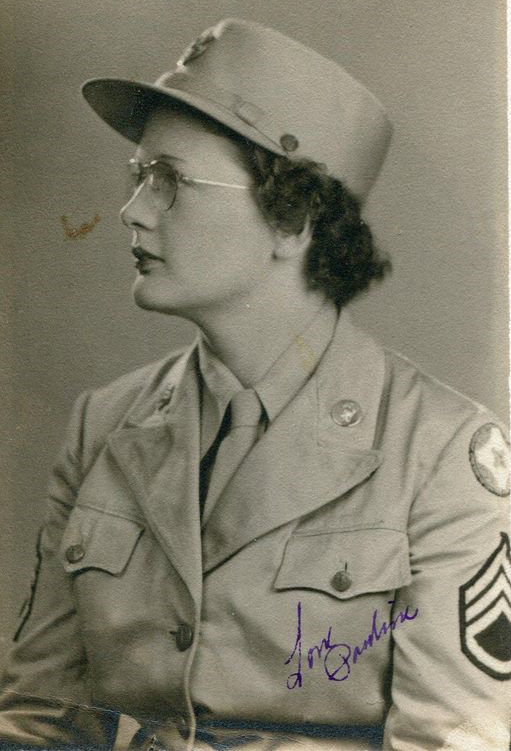 Women's Army Corps Sgt. Pauline Landis Hoener, circa WWII