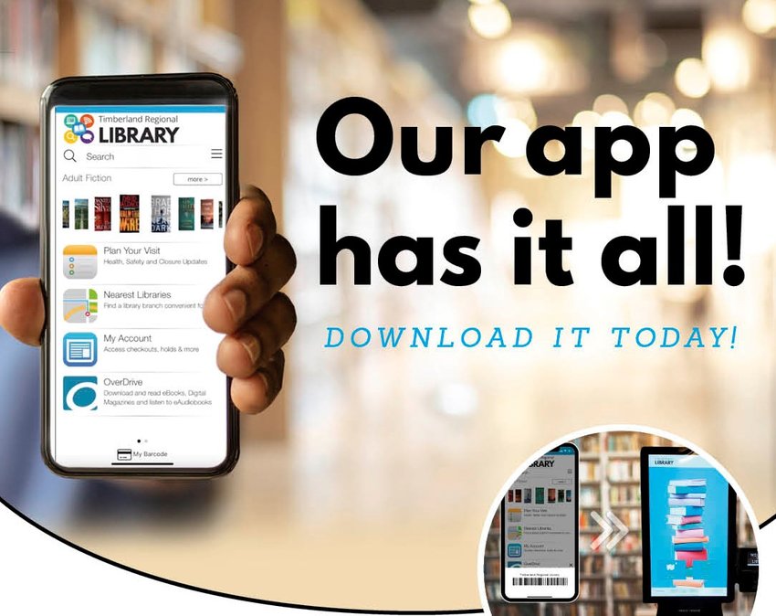 Smartphone users have even easier access to library services through the updated app, for Android and iPhone users.