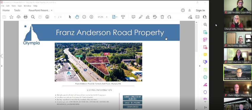 Assistant City Manager Keith Stahley discussed the proposed purchase of the Franz-Anderson Road property for permanent supportive housing for unhoused individuals.