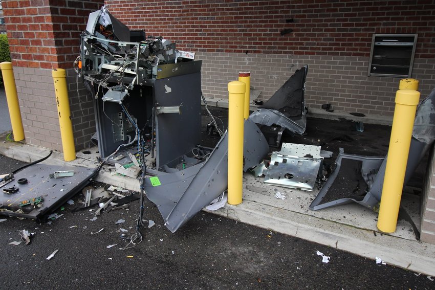 This is an image of the Security State Bank ATM that was bombed on Dec. 19, 2021.