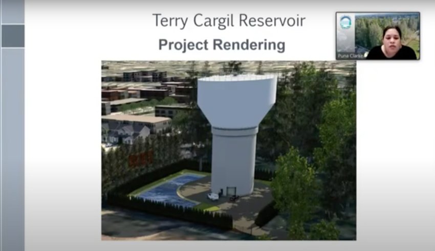 The Lacey City Council on Thursday awarded the Terry Cargil Reservoir construction contract to Phoenix Fabricators &amp; Erectors, LLC from Avon, IN.