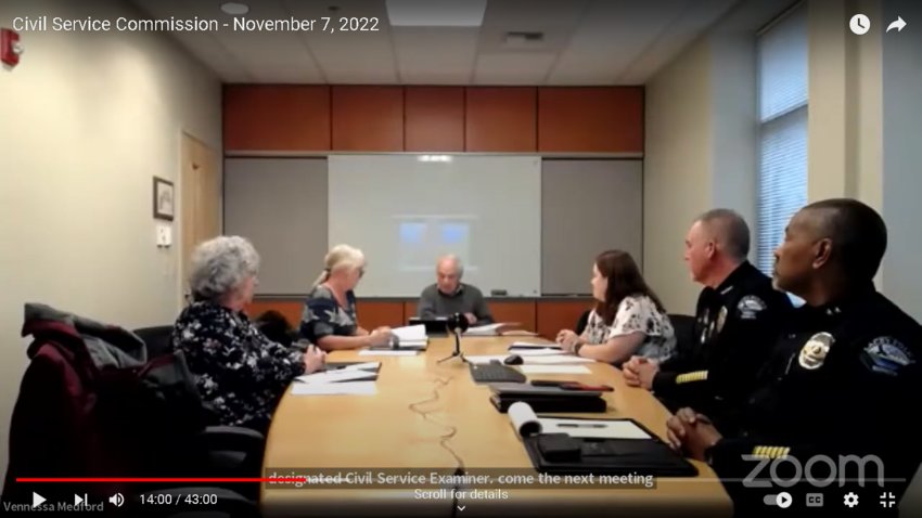 The Lacey Civil Service Commission plans to connect with other jurisdictions with civil service examiners and secretaries and see how they were incorporating similar language regarding their roles.