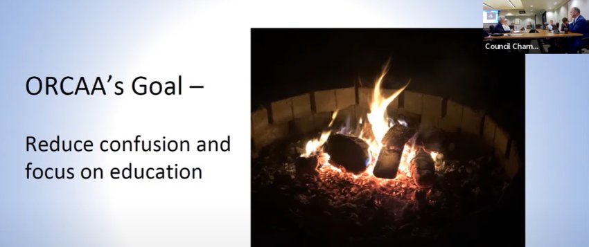 Lacey residents might soon enjoy recreational burning as the Olympic Region Clean Air Agency proposed lifting the campfire ban during the council work session on December 8, 2022.
