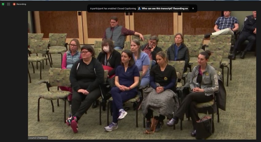 At the Olympia City Council meeting held on December 13, 2022, nurses at the Providence St. Peter Hospital trooped down to the council chambers to inform the public that the hospital is in &quot;great crisis&quot; and has a &quot;dangerously low staffing level.&quot;