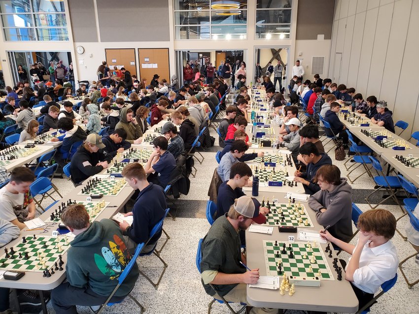 Over 210 chess players from 93 Washington middle and high schools competed at Centralia College in the event, hosted by Washington High School Chess Association.