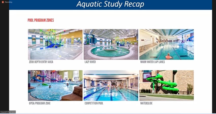 At the Olympia City Council work session held Tuesday, February 28, 2023, Olympia's Parks, Arts and Recreations Department Director Paul Simmons gave an overview of the new proposed aquatic center project.