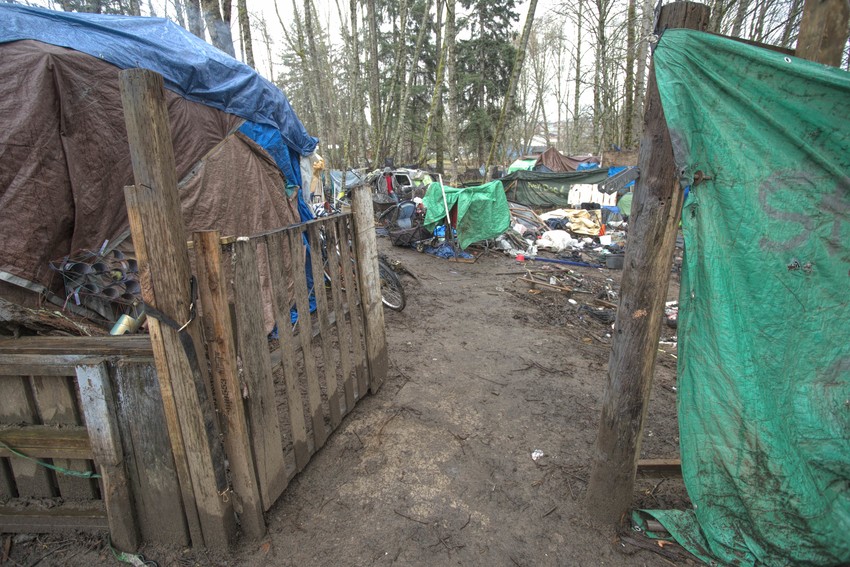 The Jungle is a testament to the work that remains to assist the area's homeless people.