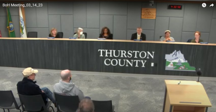 The Thurston Board of Health proclaimed March 31 as International Transgender Visibility Day.
