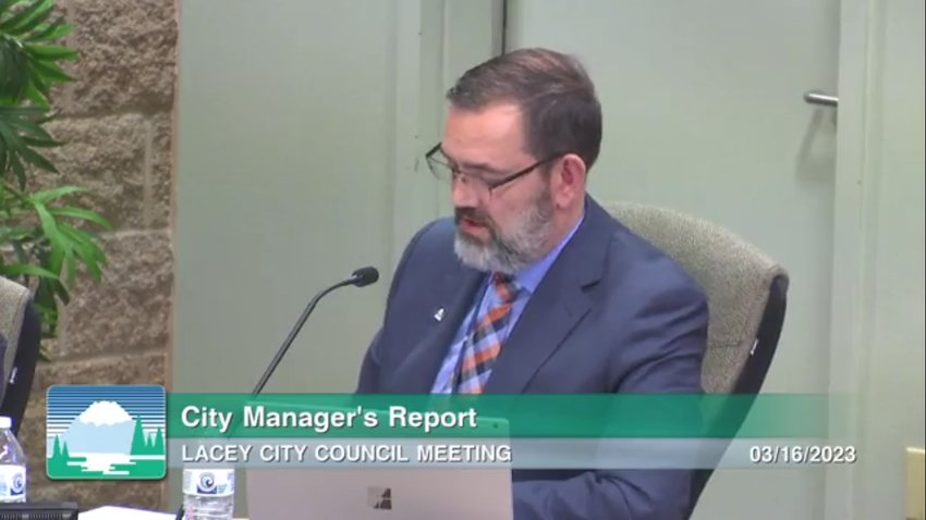 Lacey City Attorney David Schneider briefed the city council on a new allocation agreement to receive its share from the 2022 national opioids settlements.