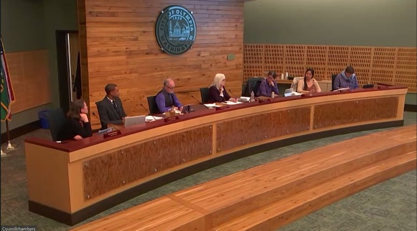 At the Olympia City Council meeting on Tuesday, April 11, 2023, Olympia Police Chief Rich Allen gave an update on the gun buy-back program, where 111 firearms were turned in.