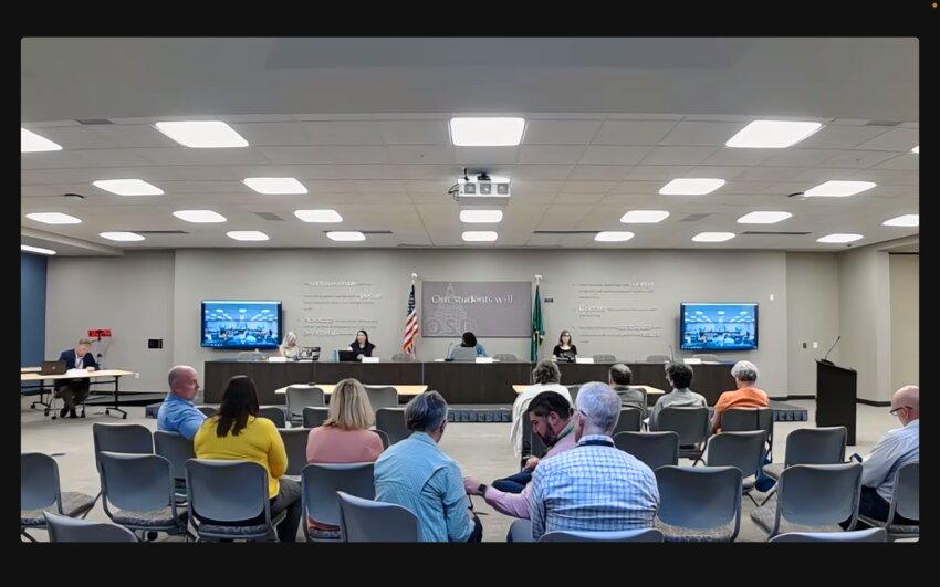 The Olympia School District (OSD) held a meeting on May 25 to discuss the $2 million total improvement from the district&rsquo;s April Deficit Estimate.