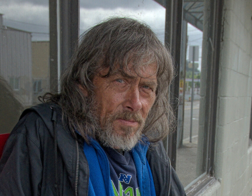 Stan Taylor lives homeless in Olympia.