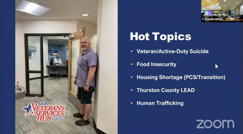 Lacey Veterans Services Hub (LVSH) Manager Keith Looker said suicide has been an ongoing problem across the veterans and active-duty community.