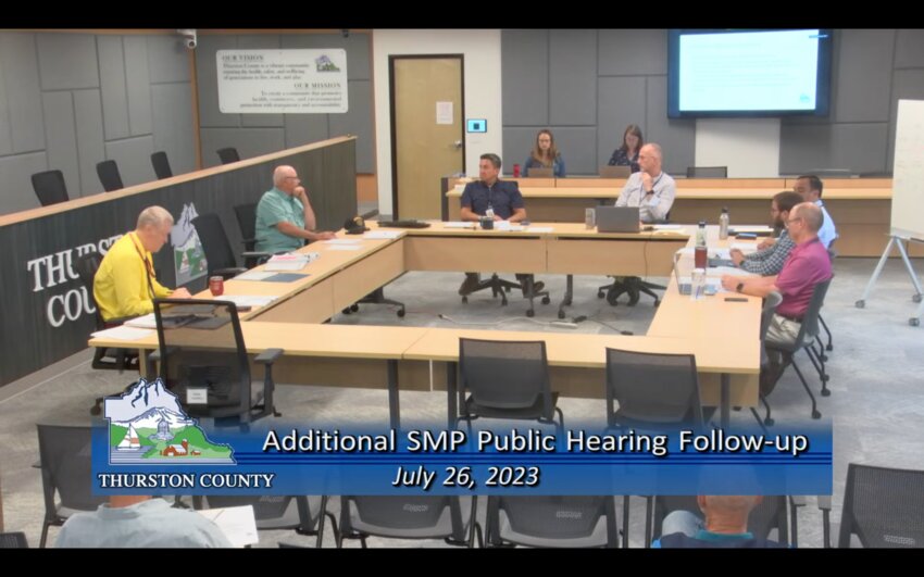 County commissioners met yesterday, July 26, 2023, to share updates on its Shoreline Master Program