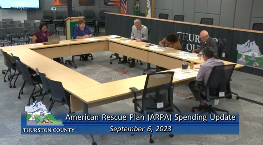 Thurston&rsquo;s Budget and Fiscal Manager, Nicole Martinez, briefed the Board of County Commissioners on the projects funded by the American Rescue Plan Act.