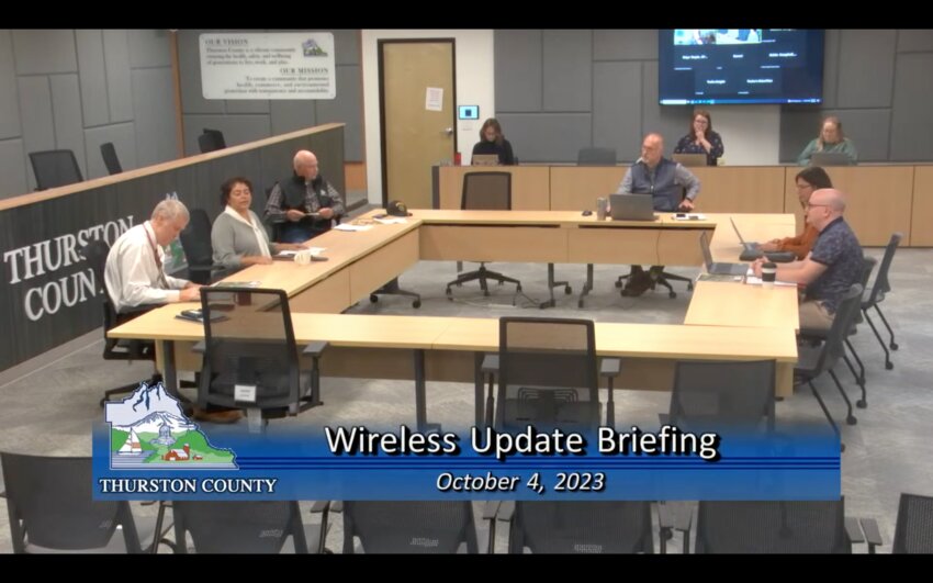 The Community Planning Division team met with the Board of County Commissioners yesterday, October 4, to discuss the permitting aspect of the Wireless Code update.