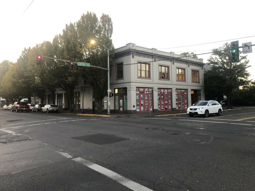 This building, 108 State Avenue, is the former Olympia City Hall and fire station.