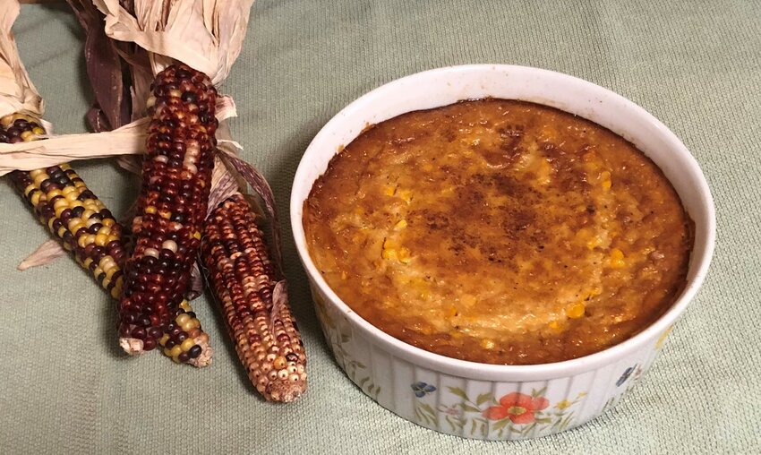 What's not to like about corn pudding on Thanksgiving?