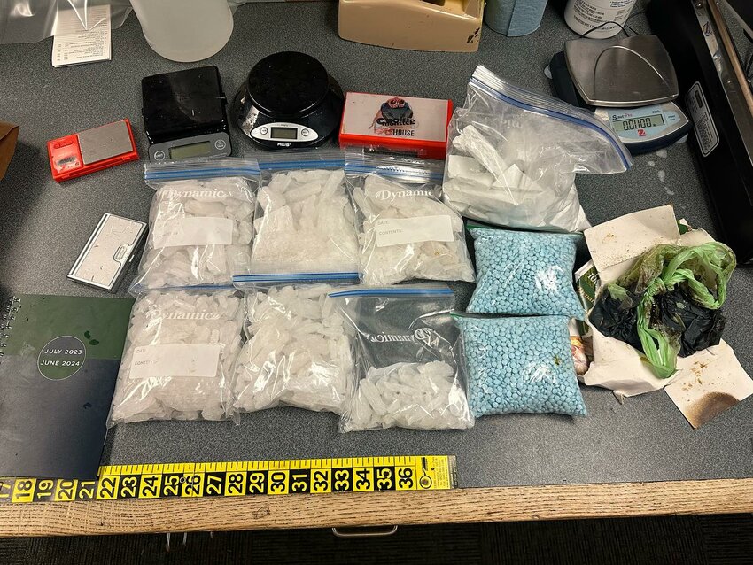 Lacey Police Department found a bag of drugs containing a substantial amount of methamphetamine, heroin, and fentanyl last week at Wonderwood Park.