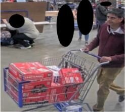 This is the photo of the man suspected of theft at Lowes Home Improvement store.