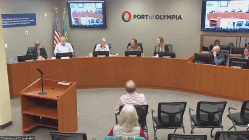 Port of Olympia Commission held the election of its officers on Monday, January 22.