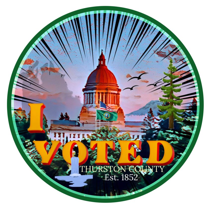 Even if you didn't vote by Tuesday, you'll find this sticker in your ballot envelope.