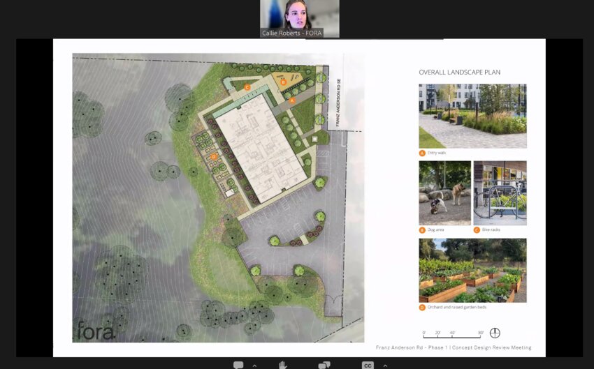 Olympia's Design Review Board approved Franz Anderson Road Phase 1 apartment design plans on Thursday, February 22, 2024. The design plans include amenities for a dog area, orchards, and raised garden beds.