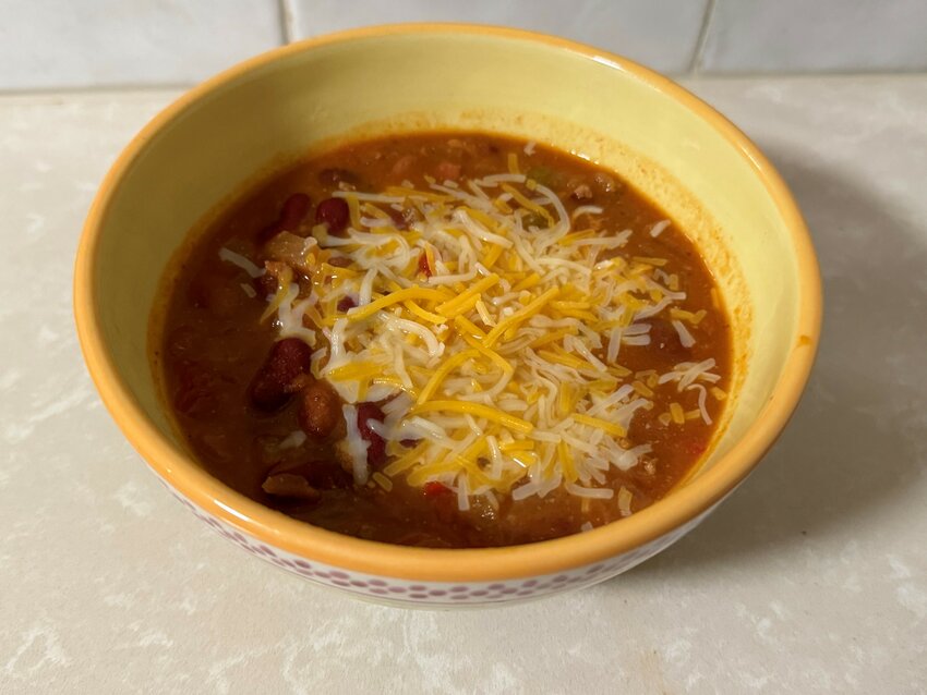 Slow-cooker turkey chili is the perfect comfort food for cold, windy days.