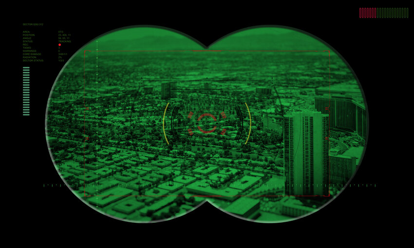 Night vision binoculars can assist police to locate suspects at night.